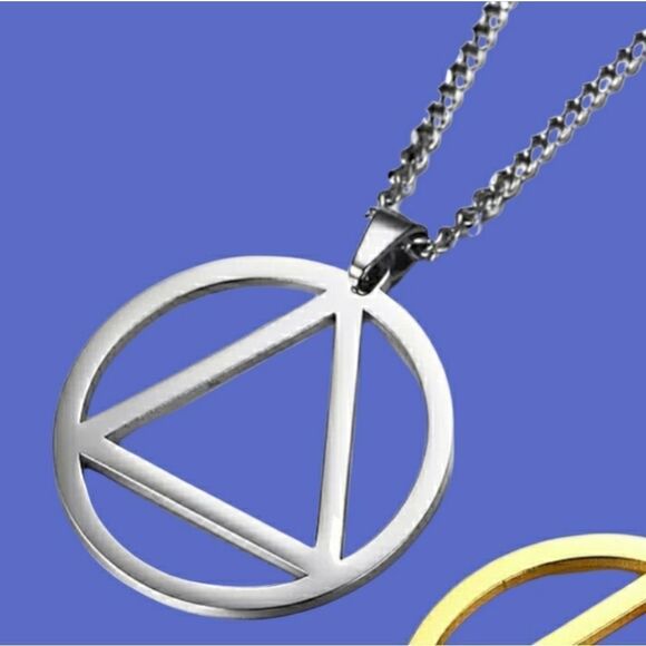 AA Recovery Celebration Necklace - Picture 1 of 1